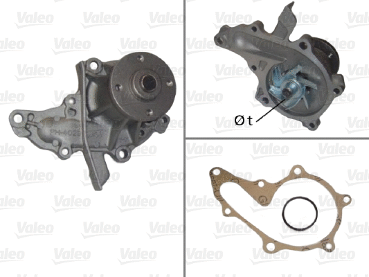 Water Pump, engine cooling (506653)