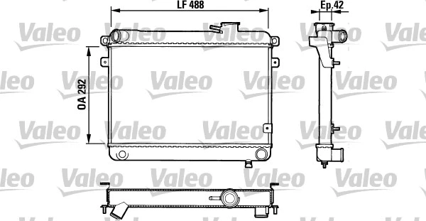 Radiator, engine cooling (883762)