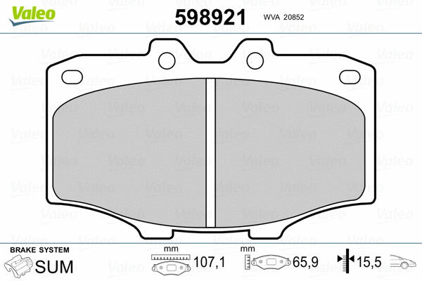 Brake Pad Set, disc brake