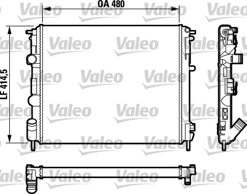 Radiator, engine cooling (732760)