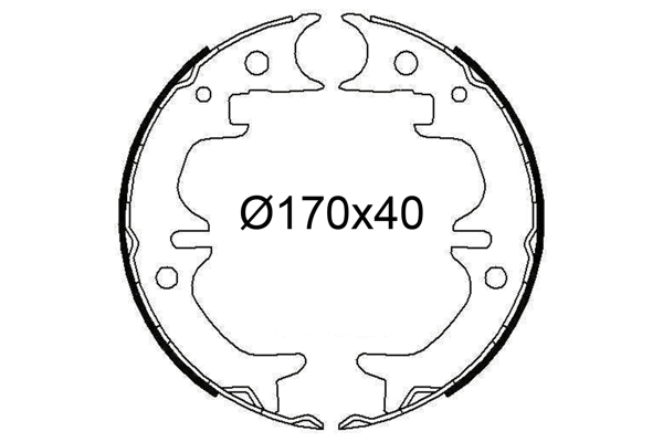 Brake Shoe Set (564326)