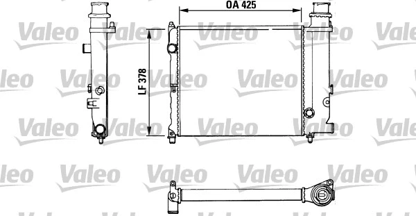 Radiator, engine cooling (883774)