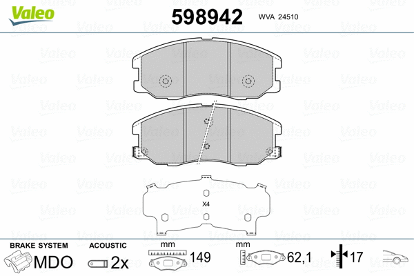 Brake Pad Set, disc brake