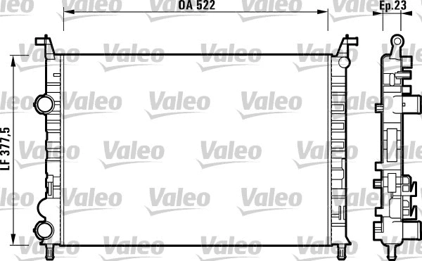 Radiator, engine cooling (732948)