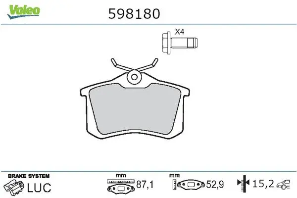 Brake Pad Set, disc brake