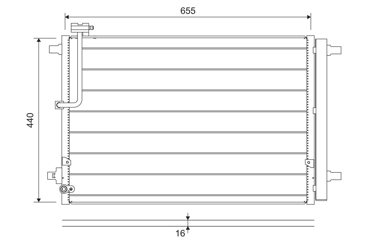 Condenser, air conditioning (822657)