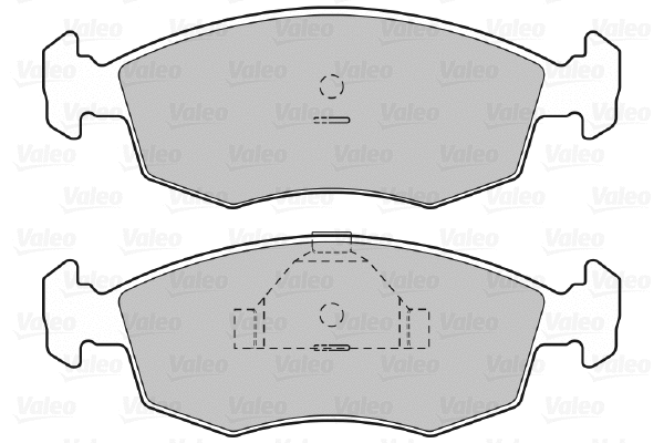 Brake Pad Set, disc brake (598335)