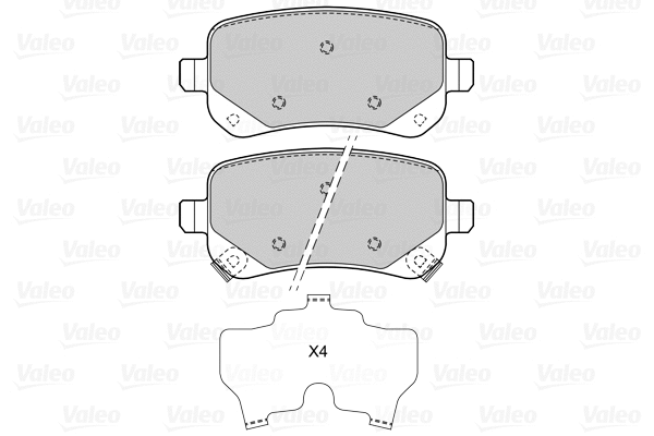 Brake Pad Set, disc brake (601523)
