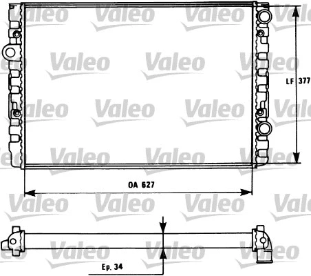Radiator, engine cooling (731127)