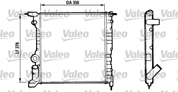 Radiator, engine cooling (816656)