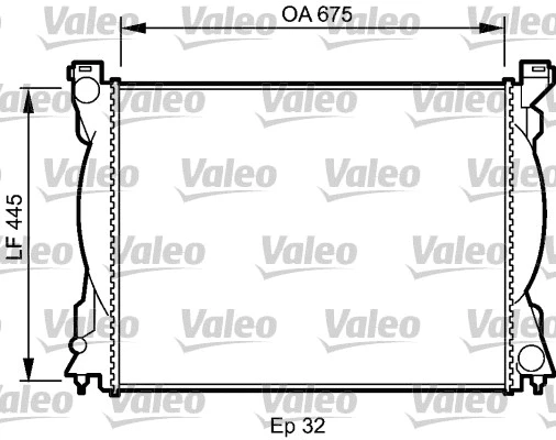 Radiator, engine cooling (735029)