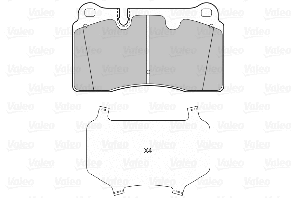 Brake Pad Set, disc brake (601278)