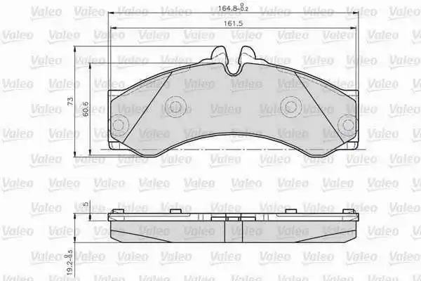 Brake Pad Set, disc brake (873153)