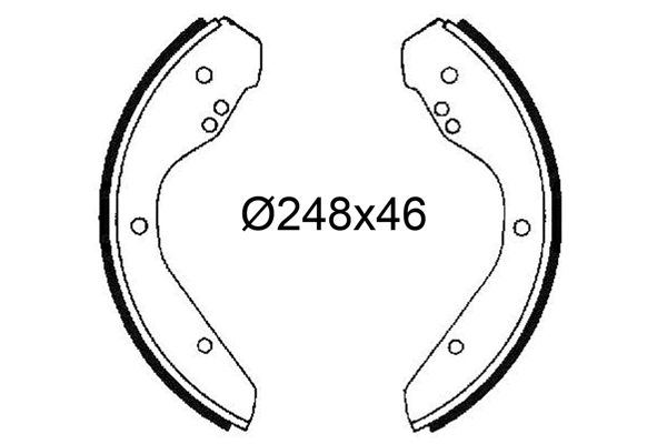Brake Shoe Set (564288)