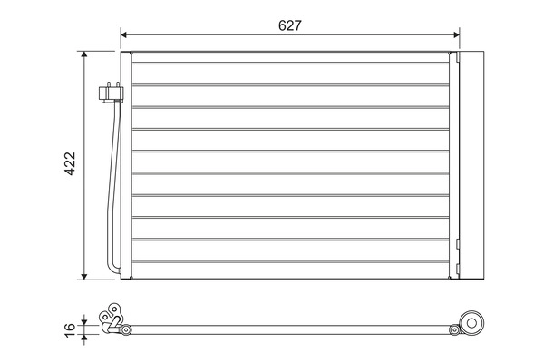 Condenser, air conditioning (817850)