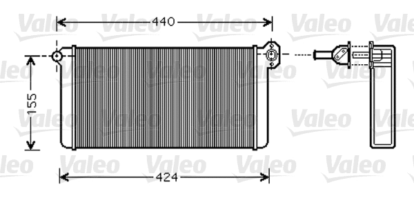 Heat Exchanger, interior heating (812356)
