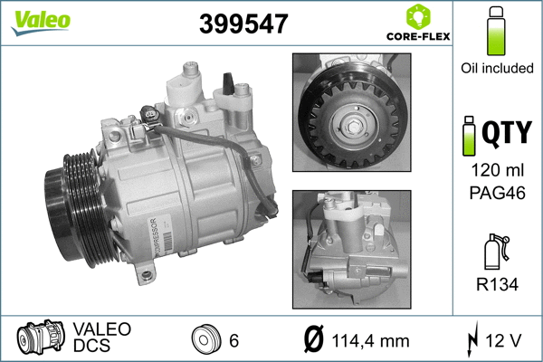 Compressor, air conditioning (399547)