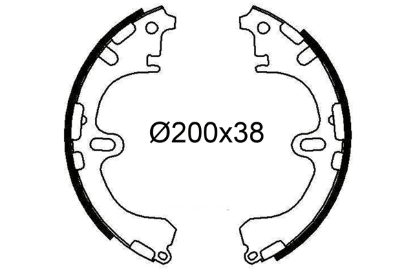 Brake Shoe Set (564249)
