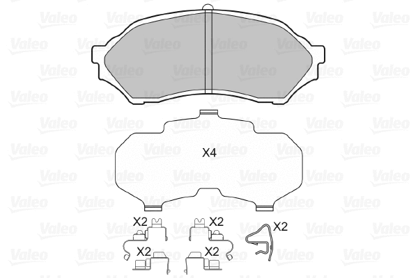 Brake Pad Set, disc brake (598548)
