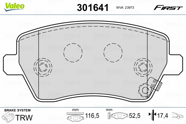 Brake Pad Set, disc brake