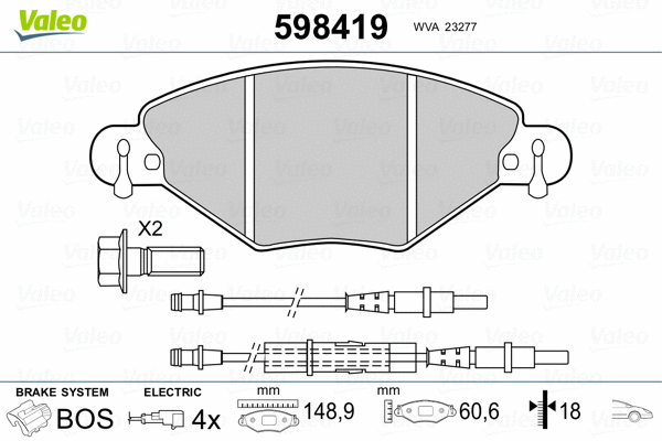 Brake Pad Set, disc brake