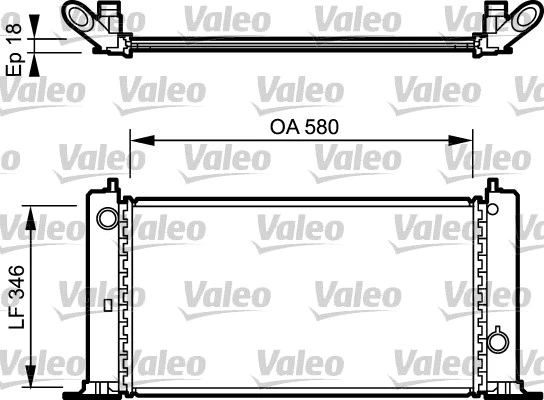 Radiator, engine cooling (734770)