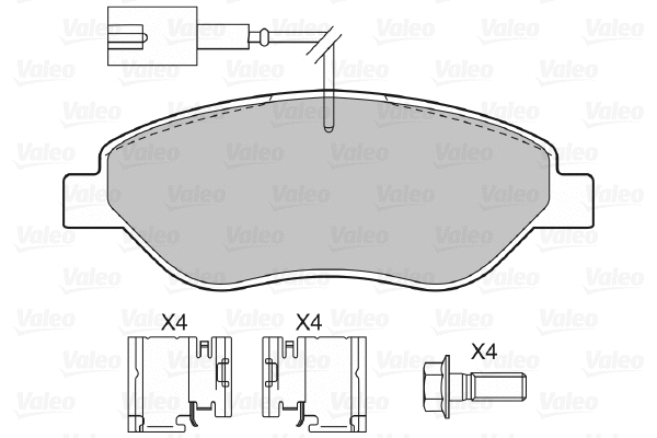 Brake Pad Set, disc brake (598428)