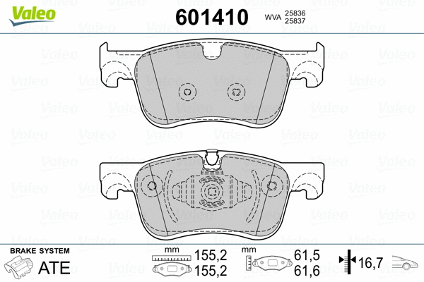 Brake Pad Set, disc brake