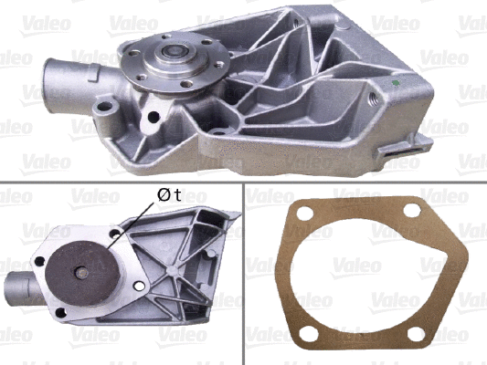 Water Pump, engine cooling (506786)