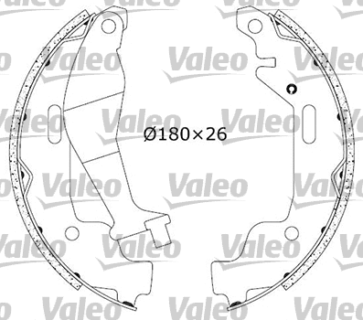 Brake Shoe Set (553870)