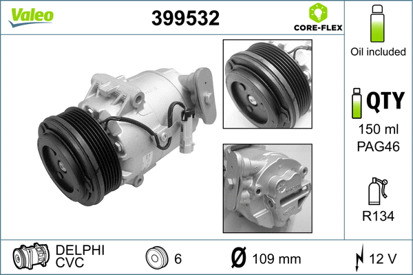 Compressor, air conditioning (399532)