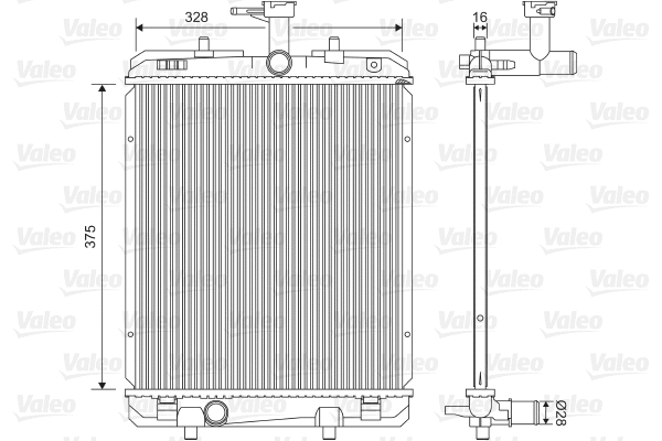 Radiator, engine cooling (735069)