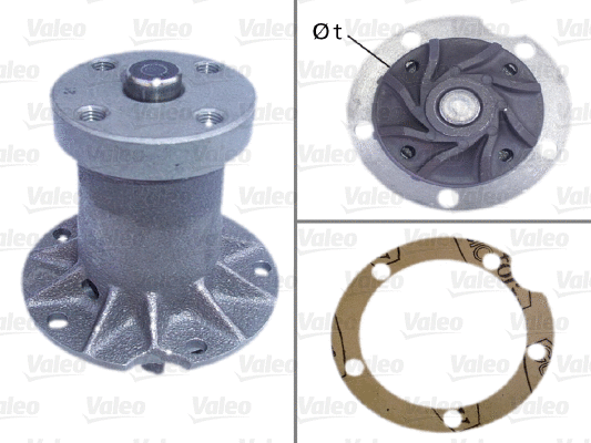 Water Pump, engine cooling (506100)
