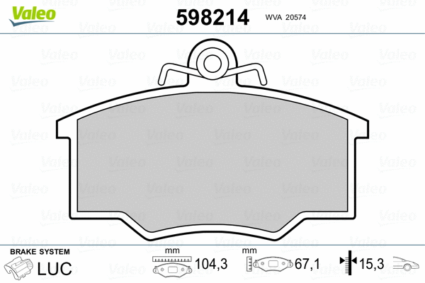 Brake Pad Set, disc brake