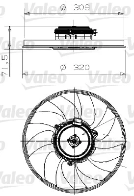 Fan, engine cooling (696027)