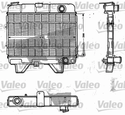 Radiator, engine cooling (810881)
