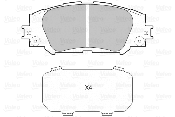 Brake Pad Set, disc brake (601405)