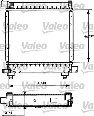 Radiator, engine cooling (731172)