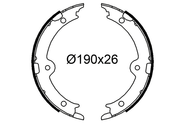 Brake Shoe Set (564275)