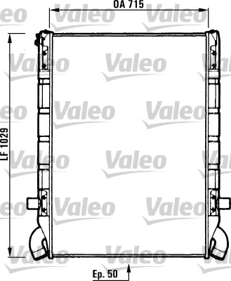 Radiator, engine cooling (730637)