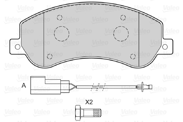 Brake Pad Set, disc brake (601146)