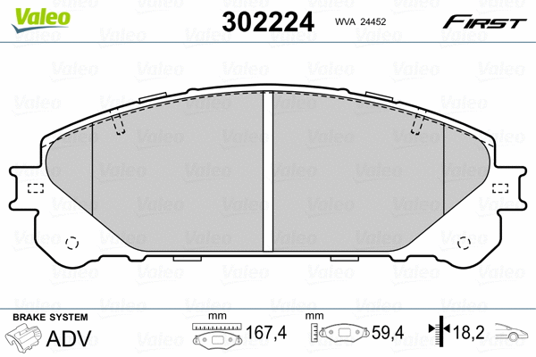 Brake Pad Set, disc brake