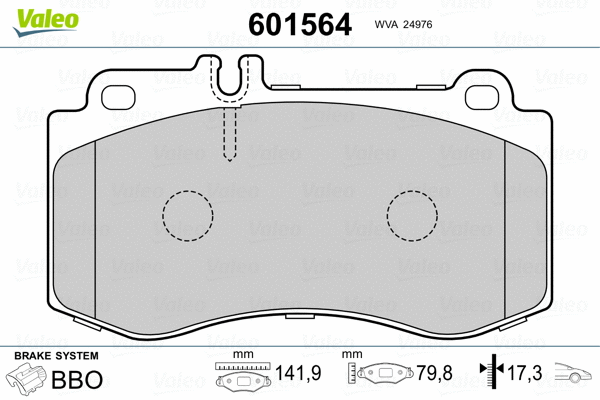 Brake Pad Set, disc brake