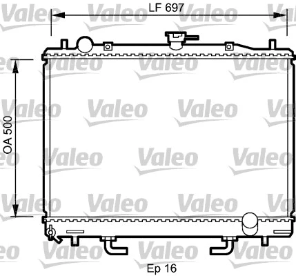 Radiator, engine cooling (735059)