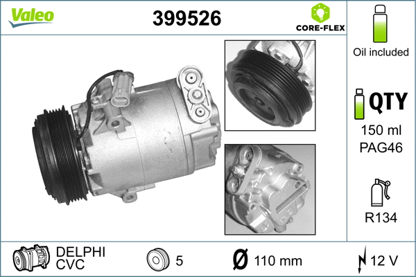 Compressor, air conditioning (399526)