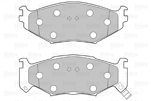 Brake Pad Set, disc brake (598600)