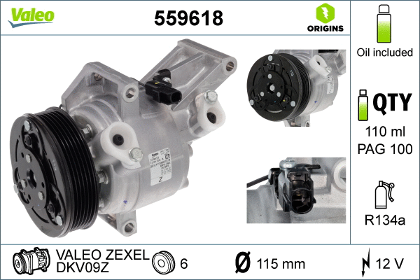 Compressor, air conditioning (559618)