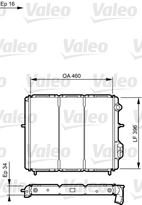 Radiator, engine cooling (730183)
