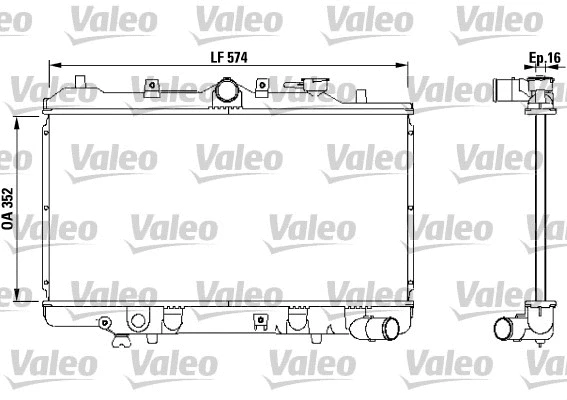 Radiator, engine cooling (731142)