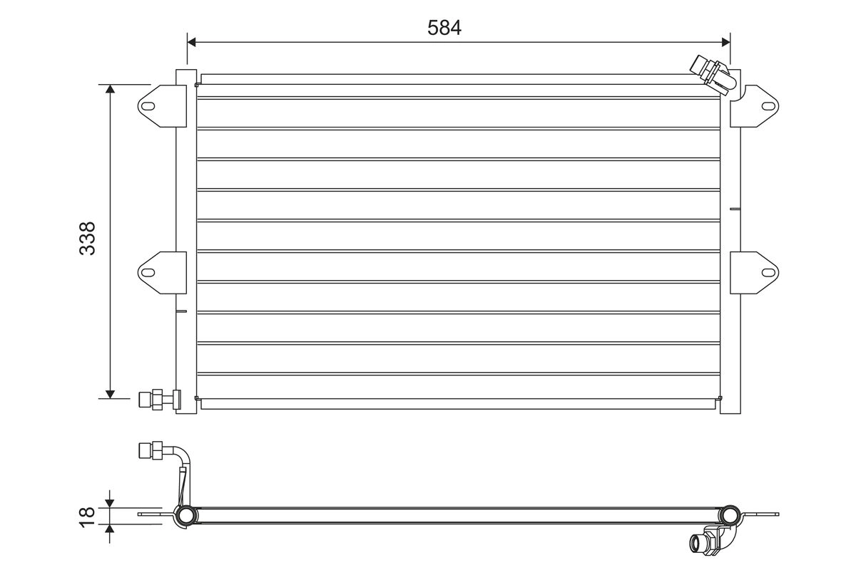 Condenser, air conditioning (816908)